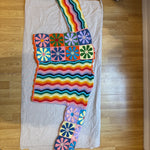 Handmade  by Ana Chic - Rainbow crop