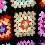 Handmade organic cotton crochet glow black regular by Ana Chic