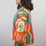 Rainbow Bloom Cardigan