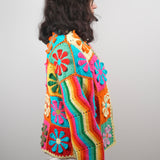 Rainbow Bloom Cardigan