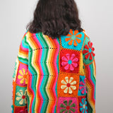 Rainbow Bloom Cardigan