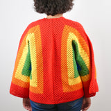 Rainbow Dream Crochet Cardigan