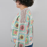 Pastel Bloom Crochet Cardigan