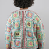 Pastel Bloom Crochet Cardigan