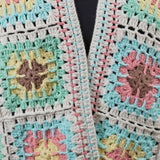Pastel Bloom Crochet Cardigan
