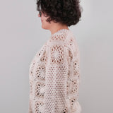 Vanilla Cream Crochet Cardigan