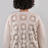 Vanilla Cream Crochet Cardigan
