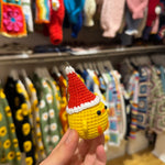 Handmade organic cotton crochet copy reindeer keychain 2 by Ana Chic