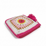 Mini — handmade organic cotton crochet accessories by Ana Chic, styled view