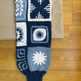 Blue ethnic long