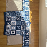 Handmade  by Ana Chic - Blue ethnic long