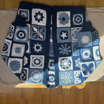 Handmade  by Ana Chic - Blue ethnic long