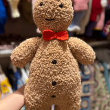 Handmade organic cotton crochet gingerbread boy by Ana Chic