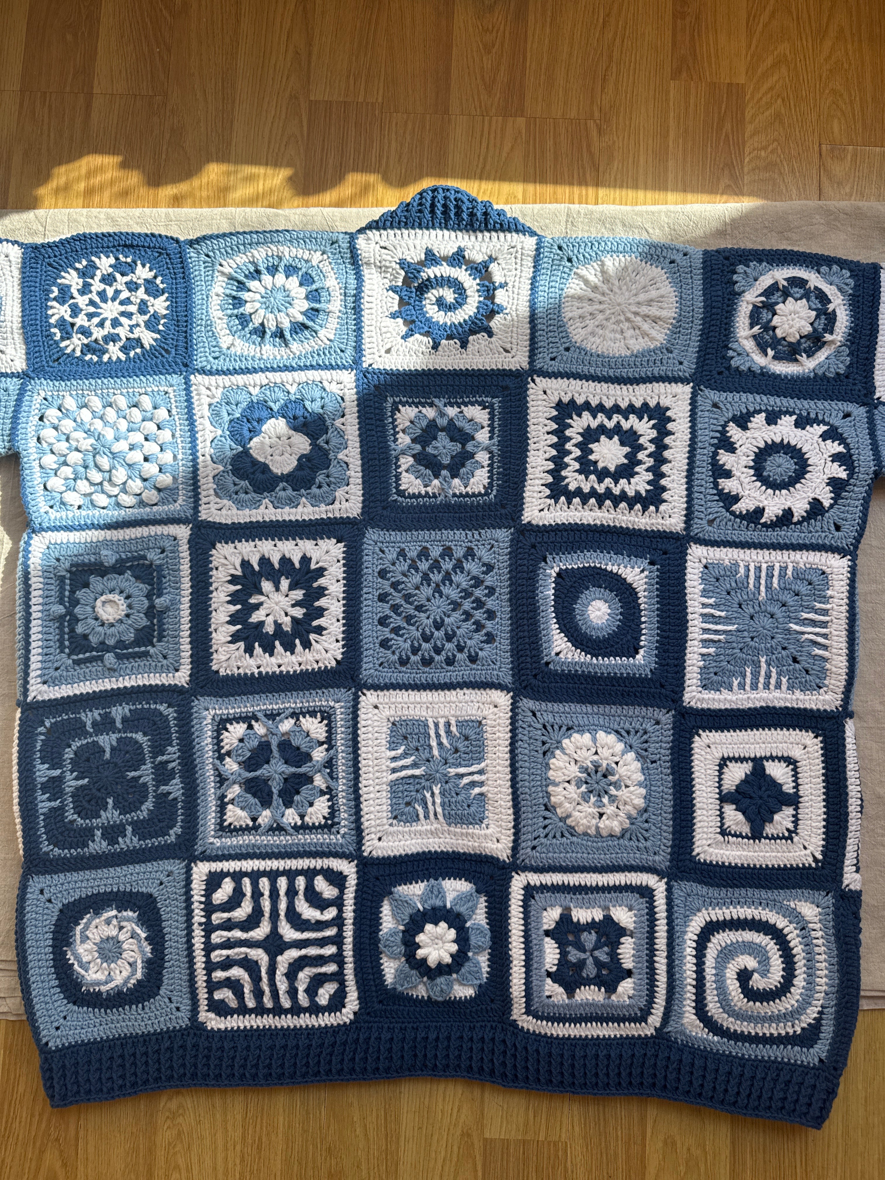 Handmade  by Ana Chic - Blue ethnic long