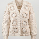 Vanilla Cream Crochet Cardigan
