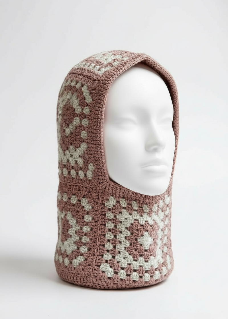 Balaclava — handmade organic cotton crochet balaclava by Ana Chic
