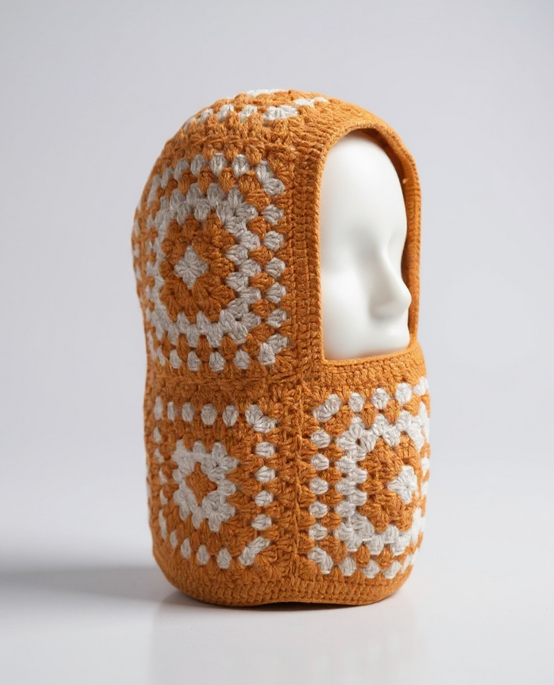 Balaclava — handmade organic cotton crochet balaclava by Ana Chic