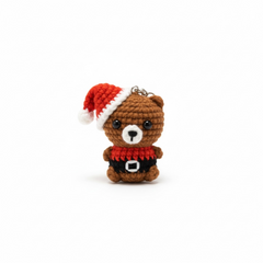 Handmade Keychain by Ana Chic - Snowman Keychain