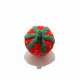 Velvet Strawberry Pillow