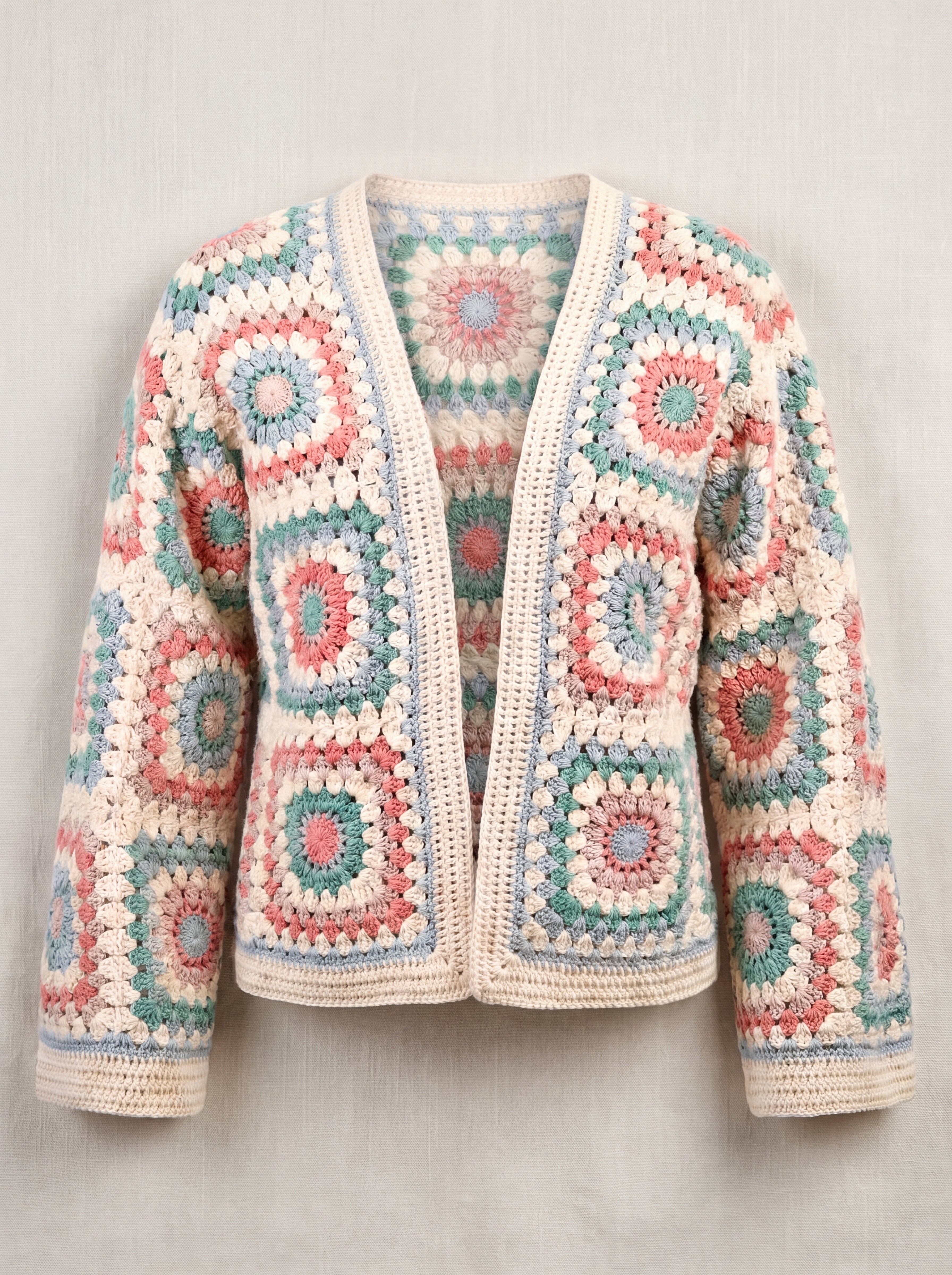 Handmade organic cotton cardigan by Ana Chic