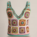 Handmade organic cotton crochet top by Ana Chic