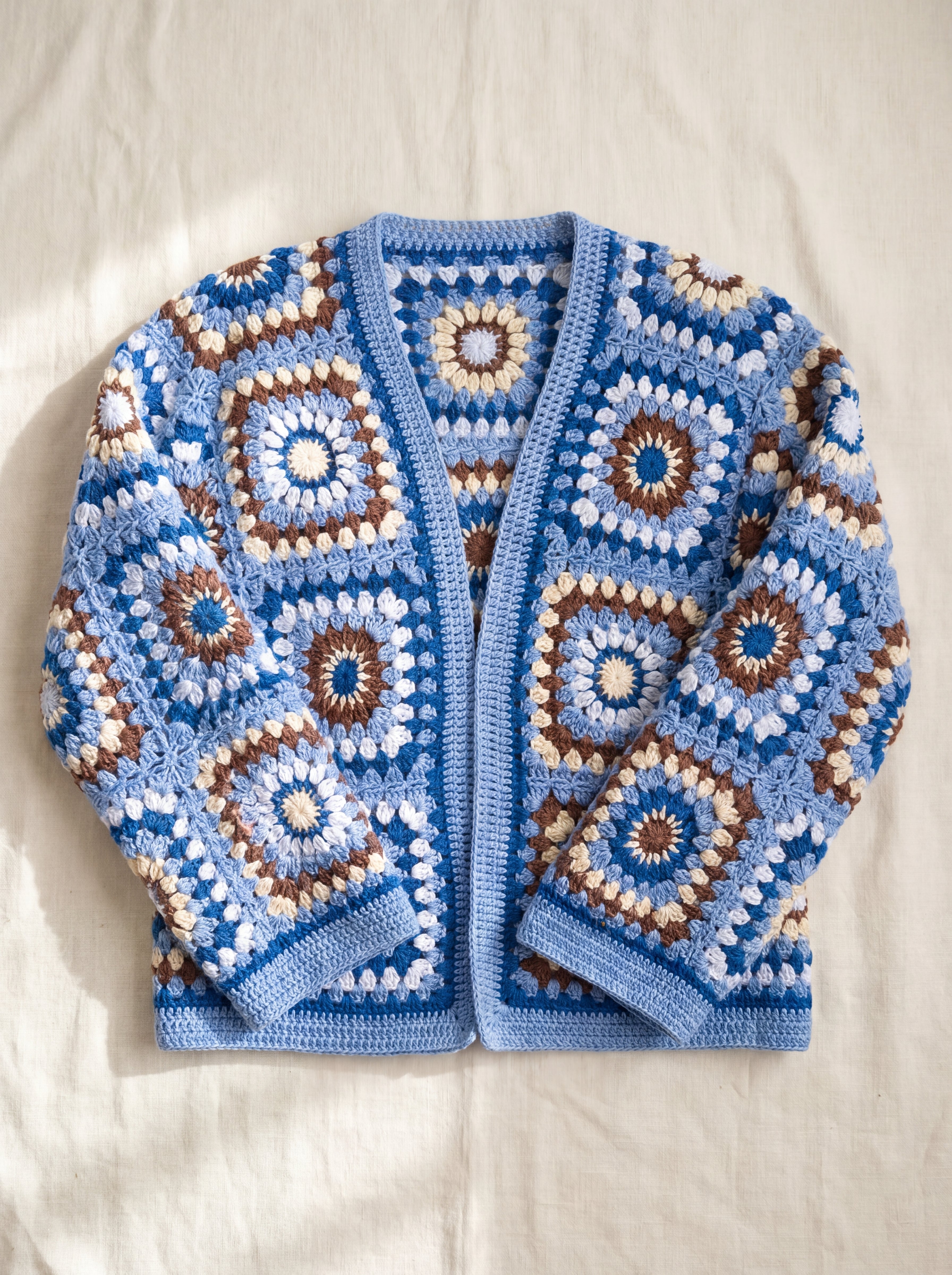 Handmade organic cotton cardigan by Ana Chic