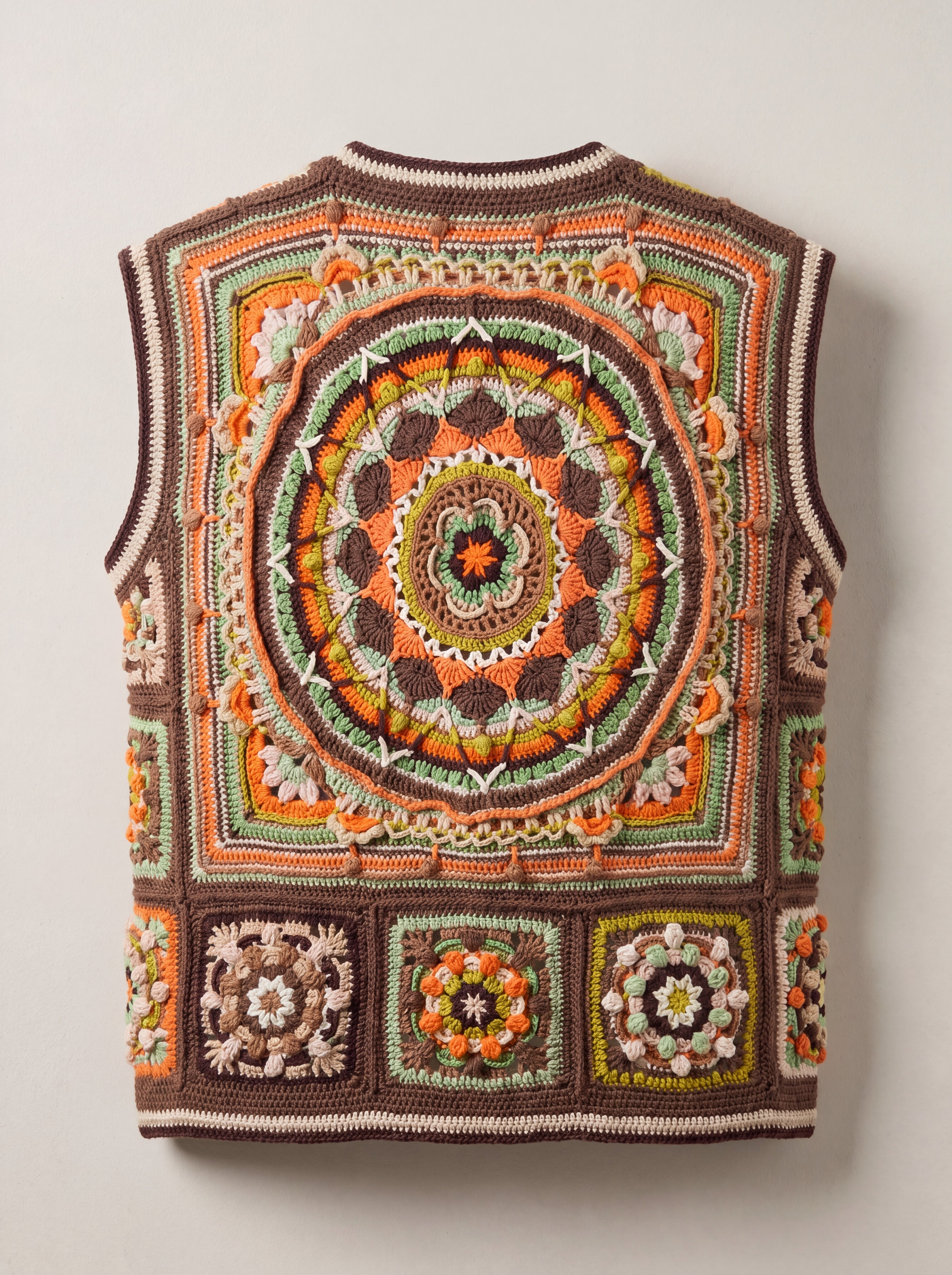 Handmade organic cotton vest by Ana Chic