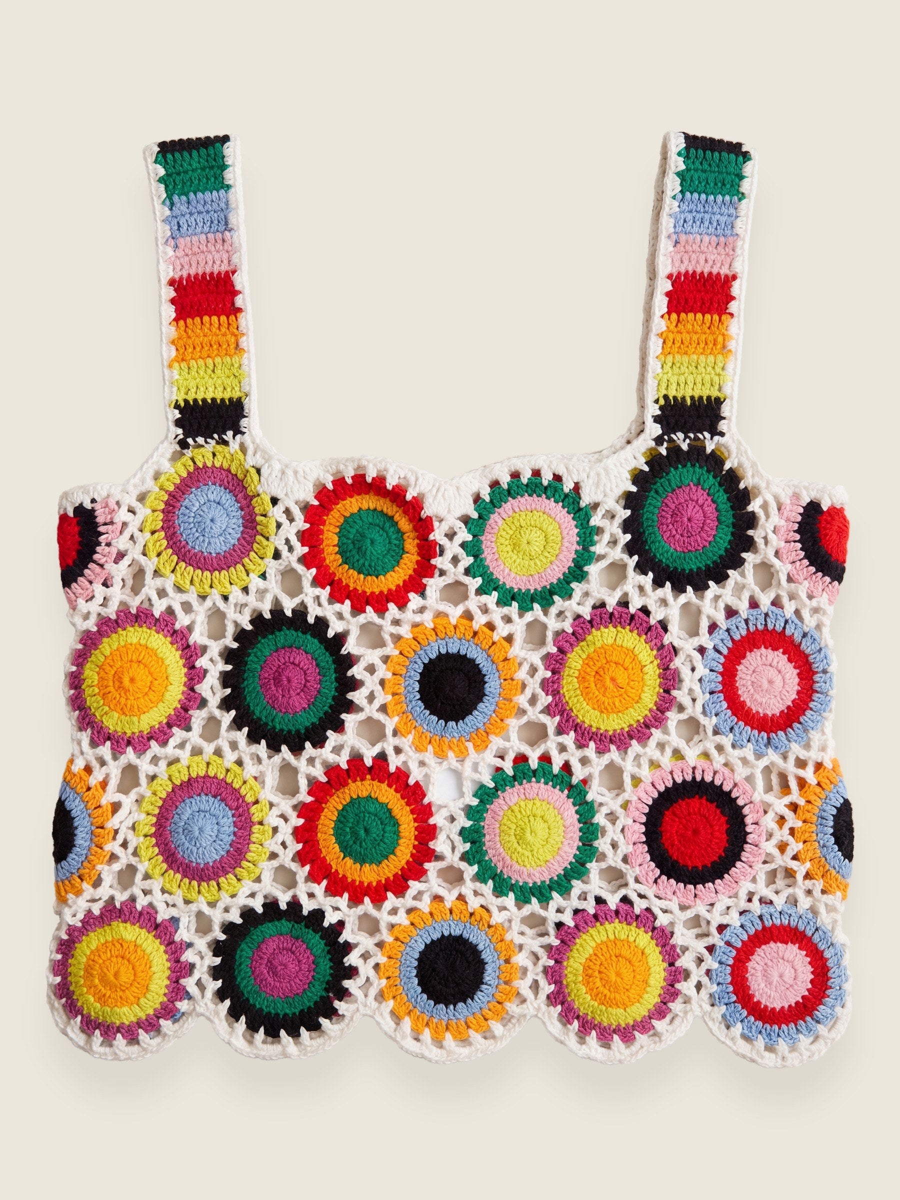 Handmade organic cotton crochet top by Ana Chic