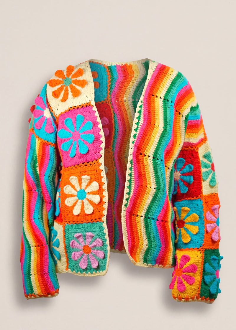 Handmade organic cotton cardigan by Ana Chic