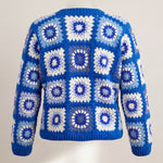 Handmade organic cotton crochet cardigan by Ana Chic