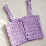 Handmade organic cotton top (Lilac) by Ana Chic