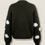 Handmade organic cotton crochet cardigan by Ana Chic