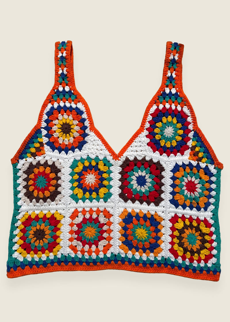 Handmade organic cotton crochet top by Ana Chic