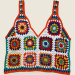 Handmade organic cotton crochet top by Ana Chic