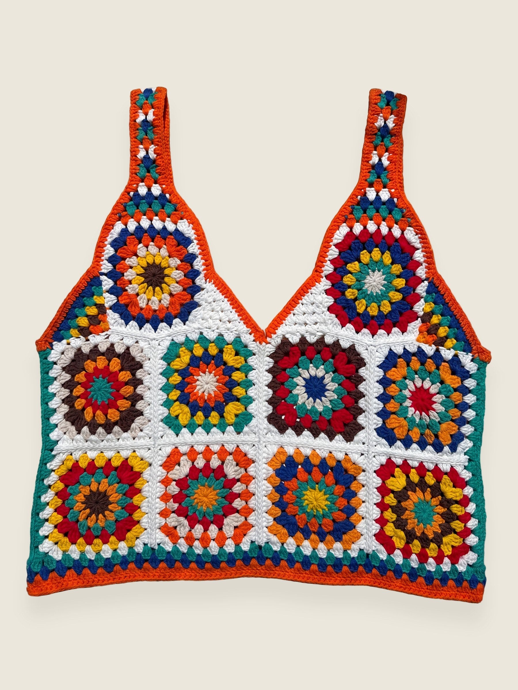 Handmade organic cotton crochet top by Ana Chic