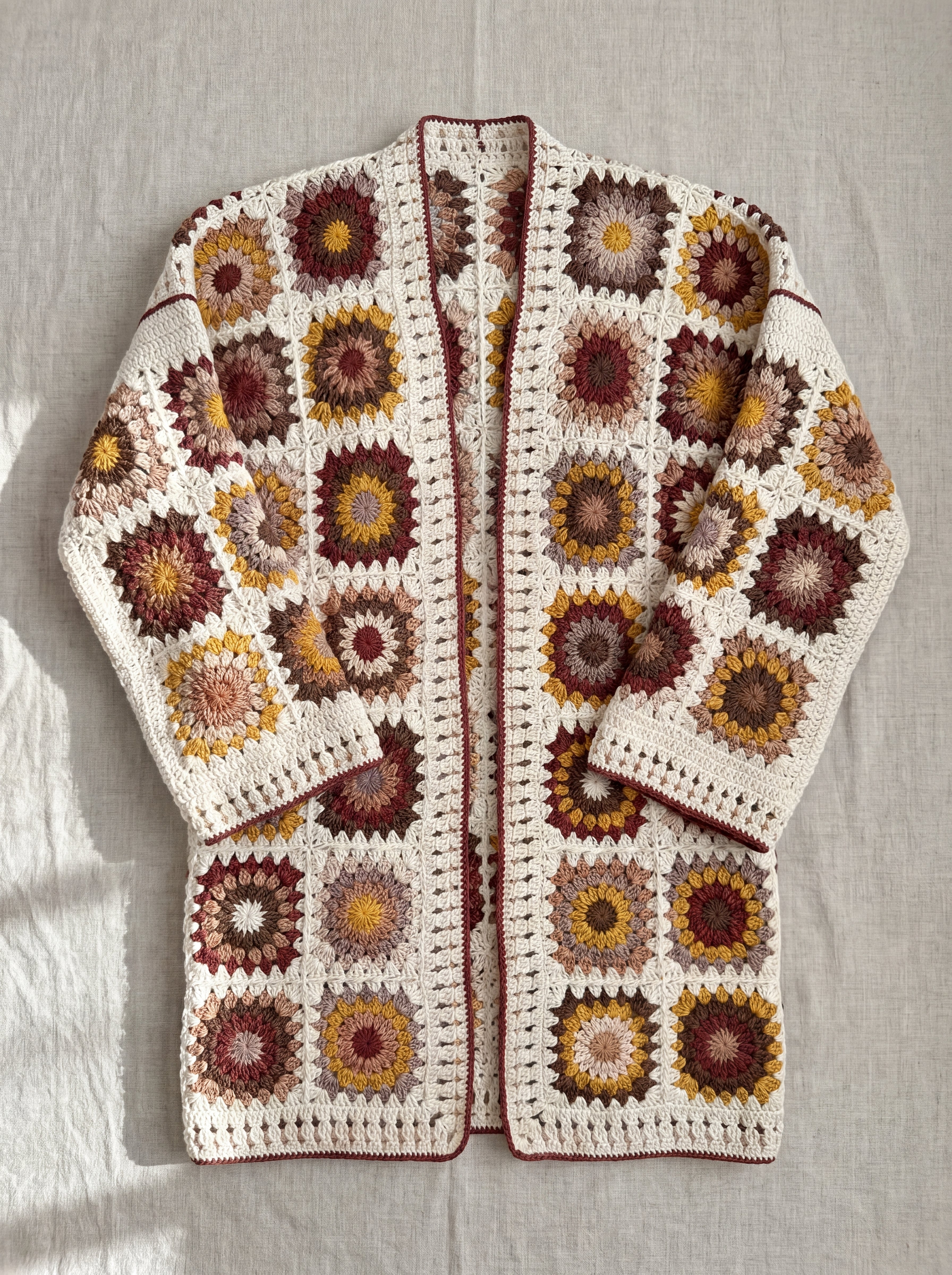Handmade organic cotton cardigan by Ana Chic