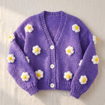 Handmade organic cotton cardigan by Ana Chic