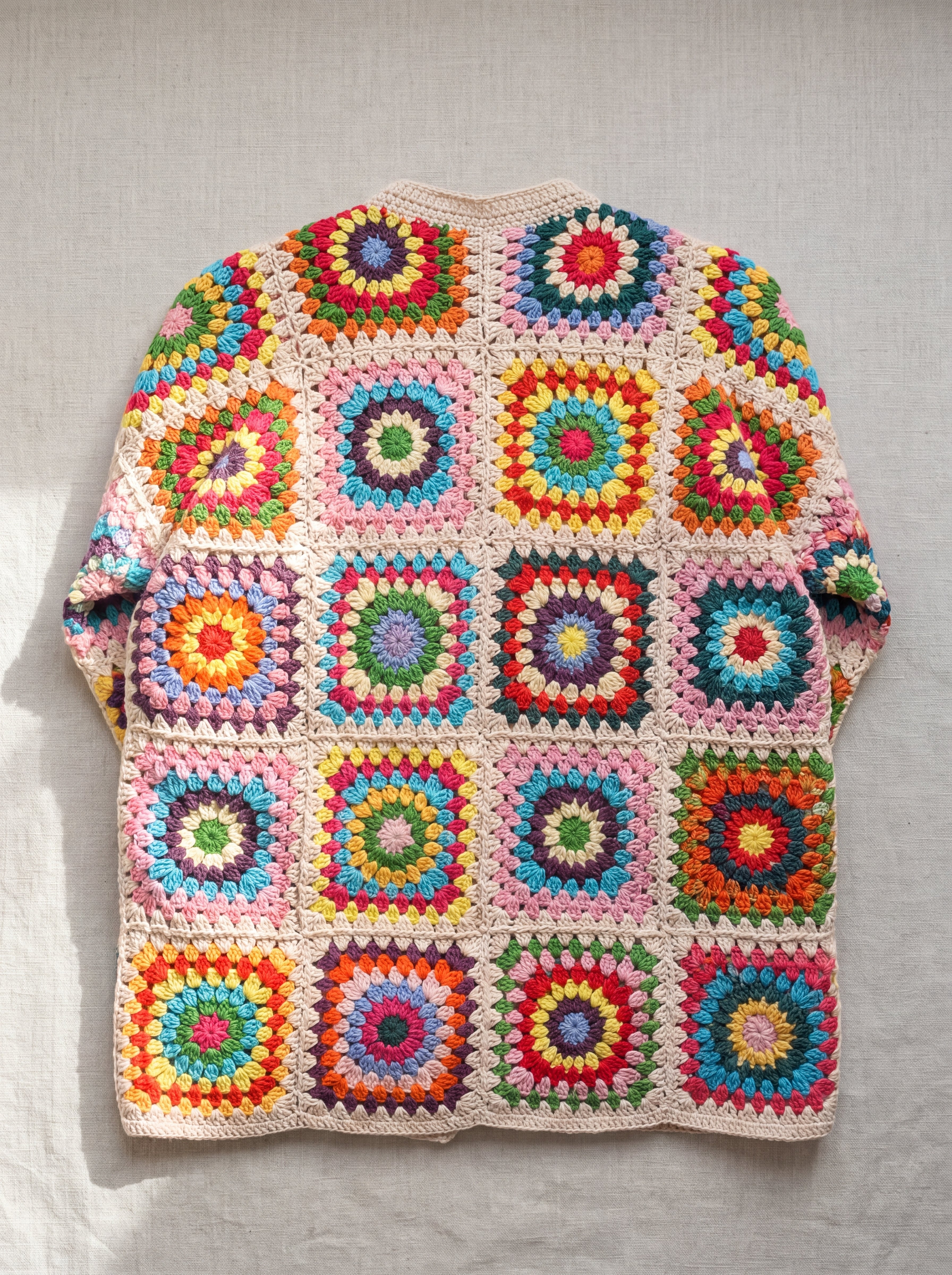 Handmade organic cotton cardigan by Ana Chic