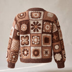 Handmade organic cotton crochet cardigan by Ana Chic