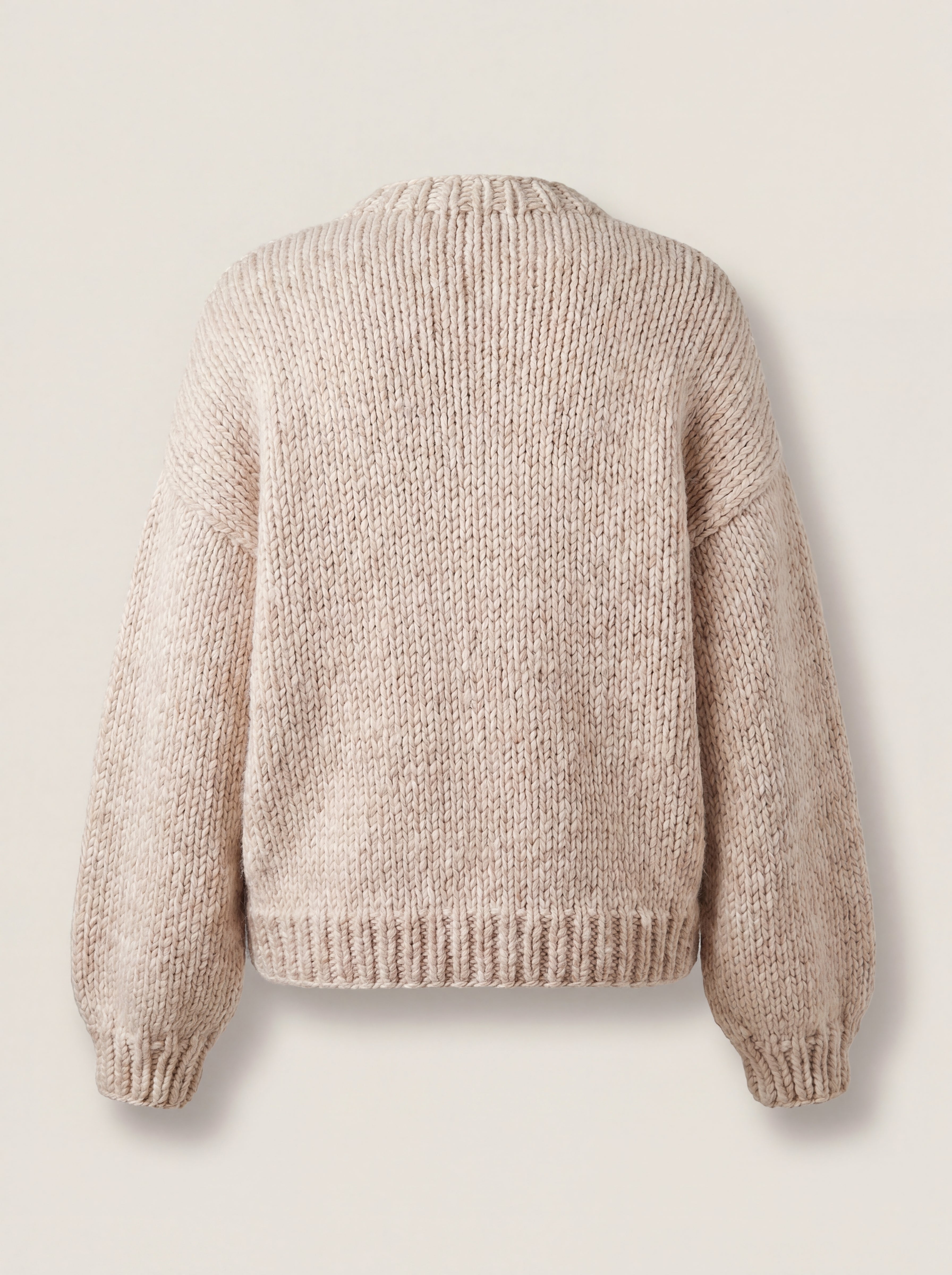 Handmade chunky wool knitted cardigan by Ana Chic