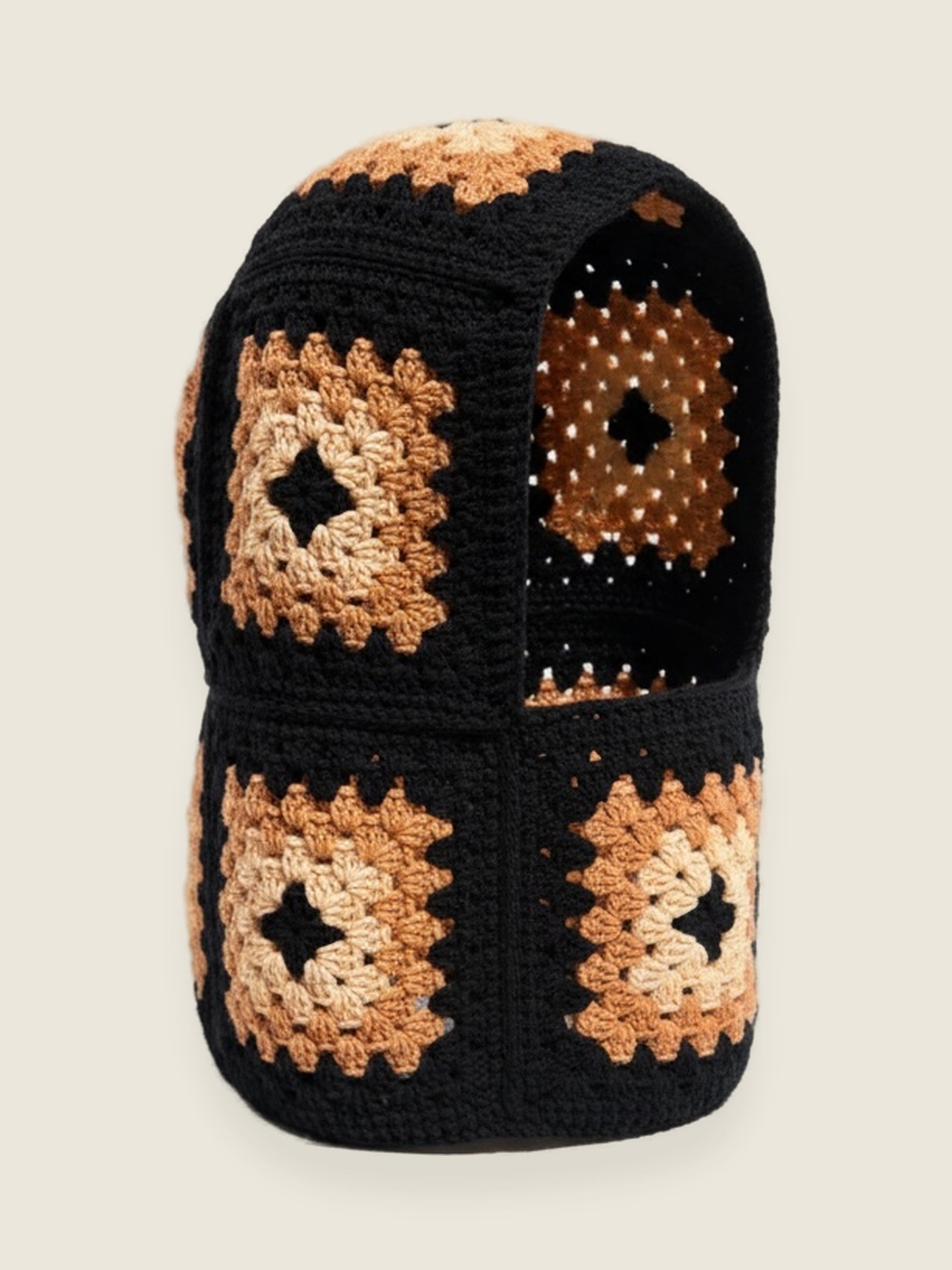 Balaclava — handmade organic cotton crochet balaclava by Ana Chic, styled view