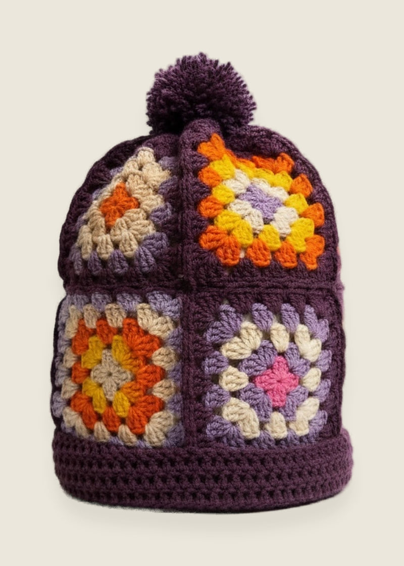 Beanie — handmade organic cotton crochet beanie by Ana Chic