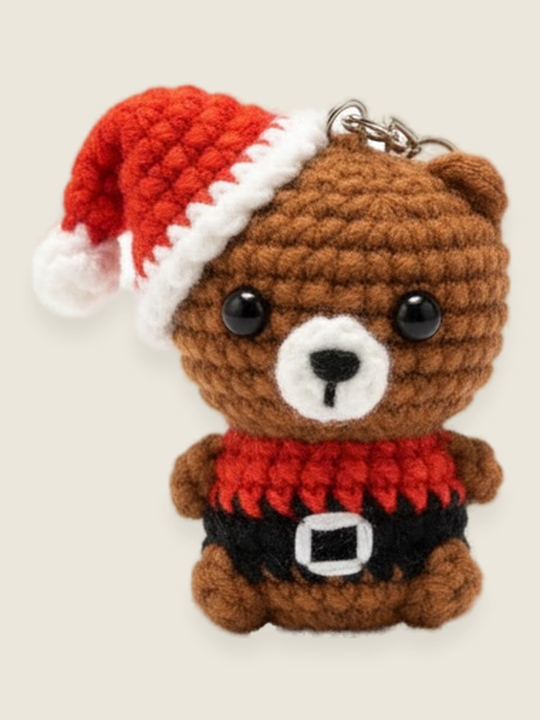 Bear Keychain, handmade keyring by Ana Chic