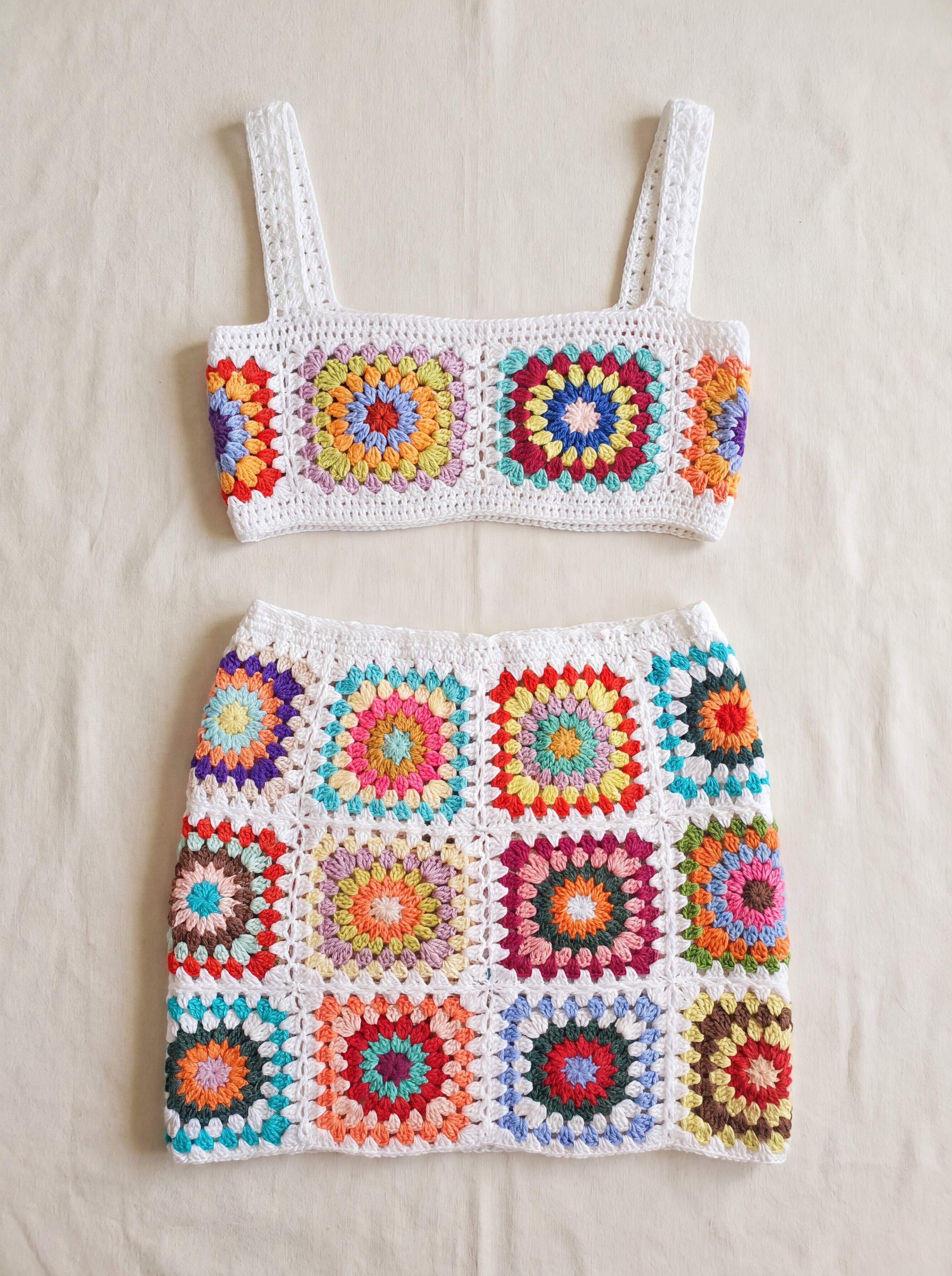 Handmade organic cotton set by Ana Chic