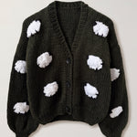 Handmade organic cotton crochet cardigan by Ana Chic