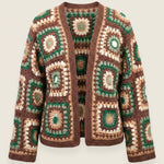 Boho Mosaic — handmade organic cotton crochet cardigan by Ana Chic