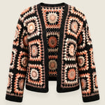 Boho Mosaic — handmade organic cotton crochet cardigan by Ana Chic