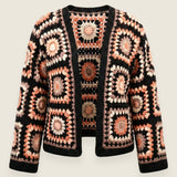 Boho Mosaic — handmade organic cotton crochet cardigan by Ana Chic