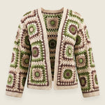 Boho Mosaic — handmade organic cotton crochet cardigan by Ana Chic