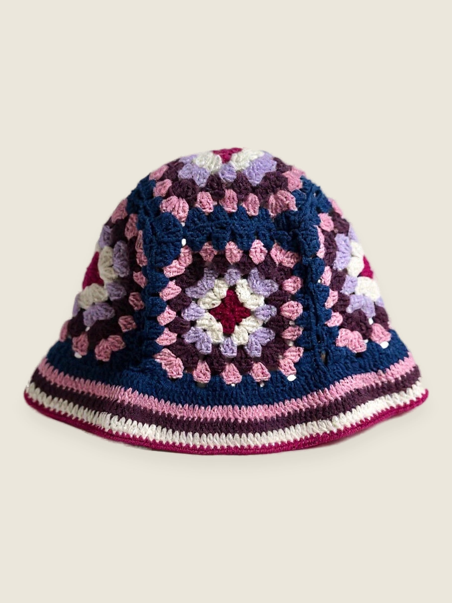 Bucket Hat — handmade organic cotton crochet hat by Ana Chic, styled view